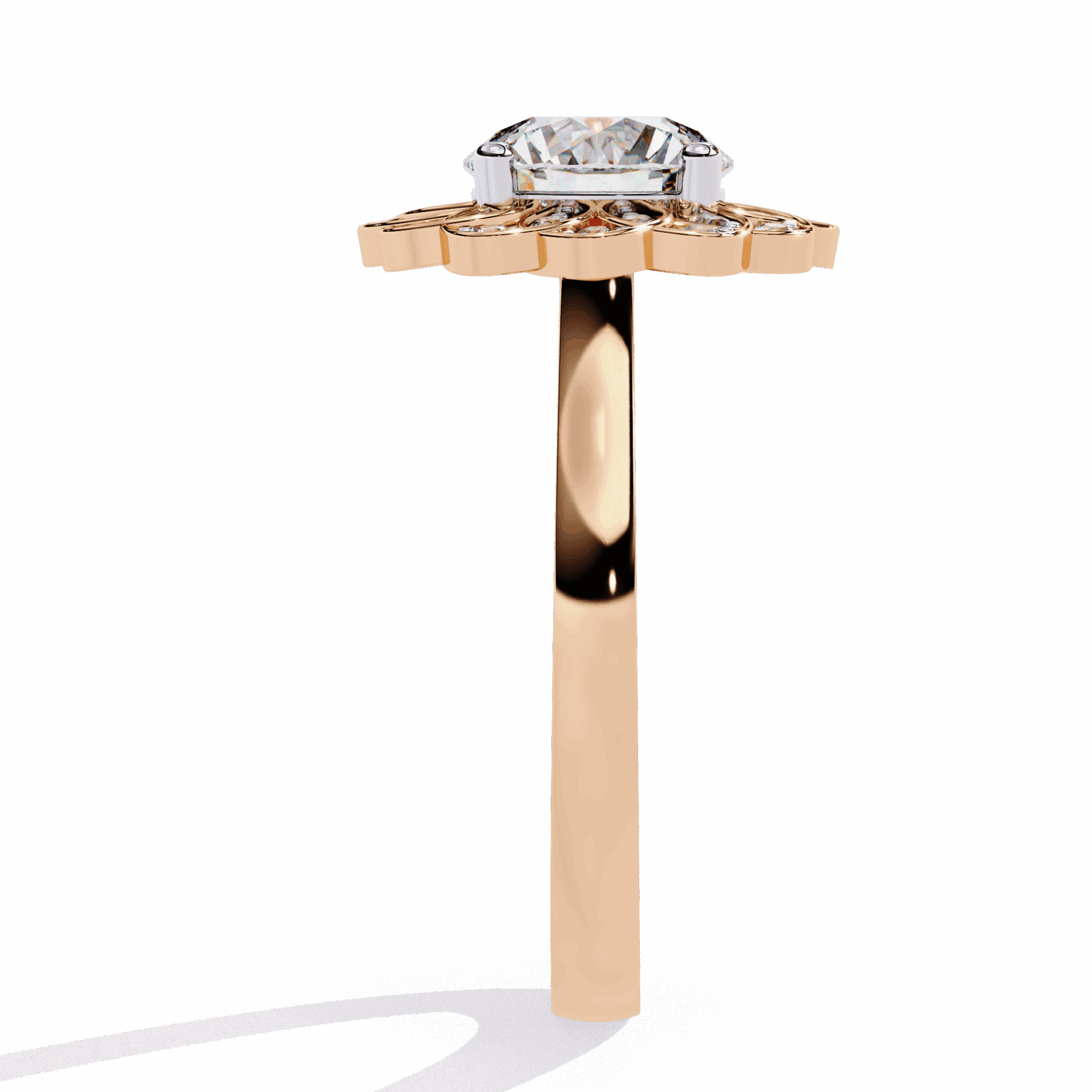 1.5 Carat Round Essential Ring in Moissanite | House of Estara
