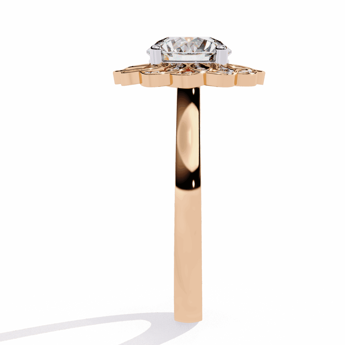 1.5 Carat Round Essential Ring in Moissanite | House of Estara