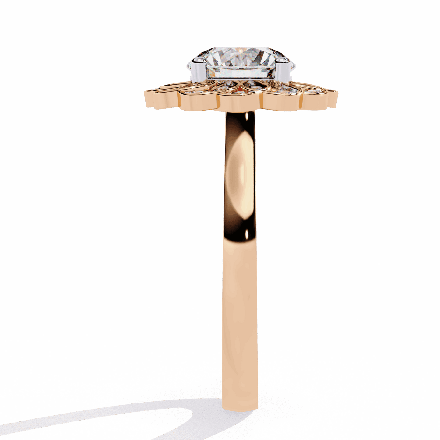 1.5 Carat Round Essential Ring in Moissanite | House of Estara