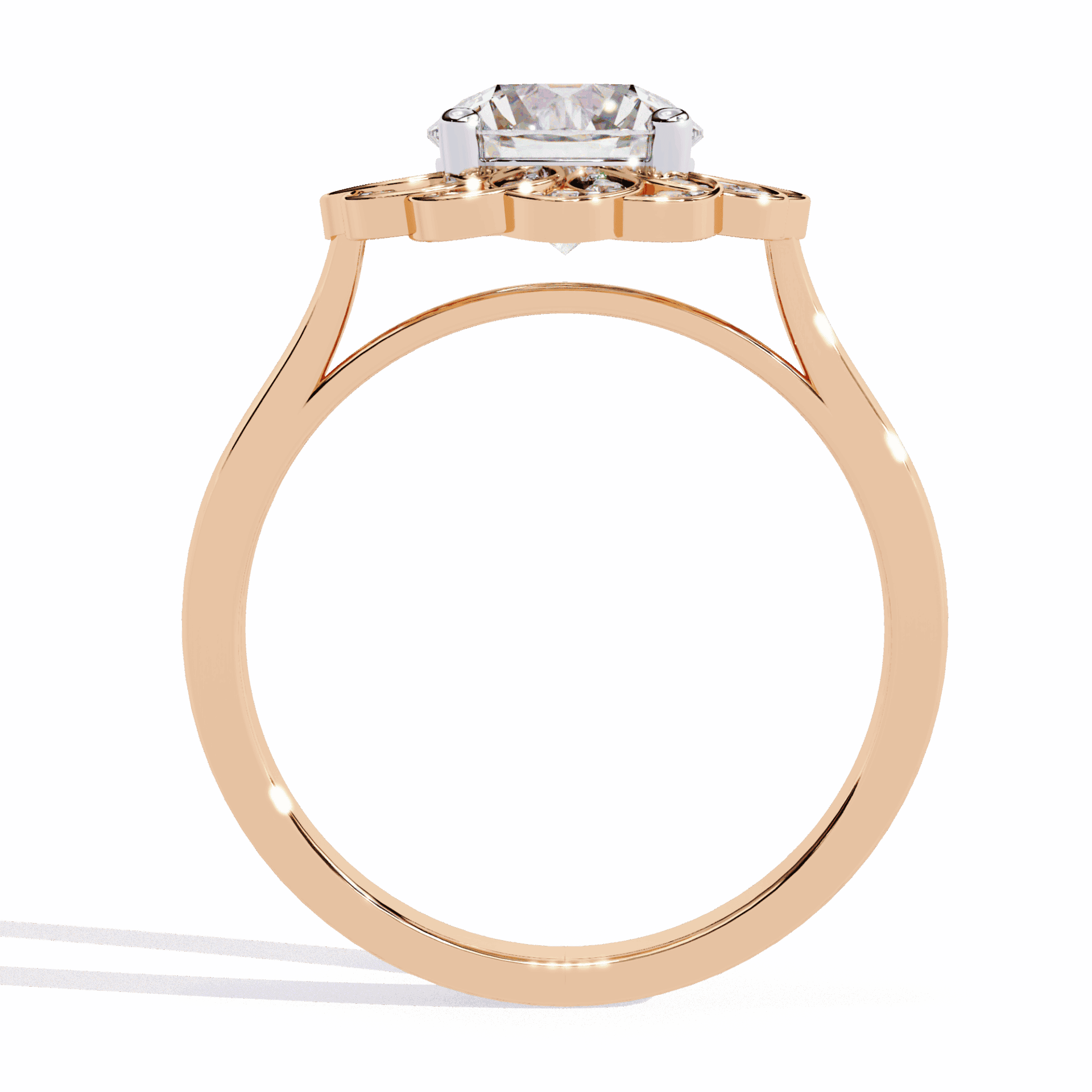 1.5 Carat Round Essential Ring in Moissanite | House of Estara
