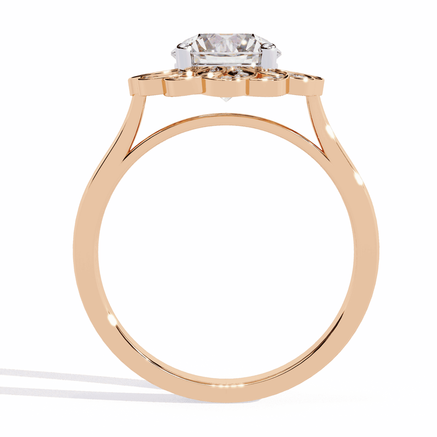 1.5 Carat Round Essential Ring in Moissanite | House of Estara