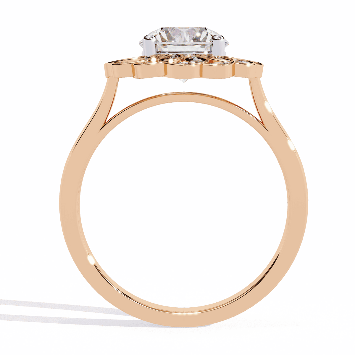 1.5 Carat Round Essential Ring in Moissanite | House of Estara