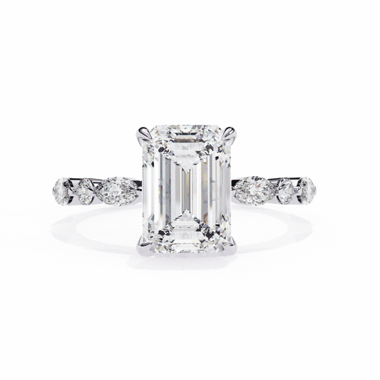 3.75 Carat Radiant Day and Night Ring in Moissanite | House of Estara