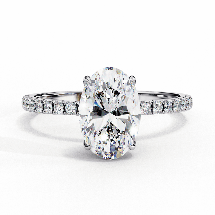 1.5 Carat Oval Forevermore Solitaire Ring in Moissanite | House of Estara