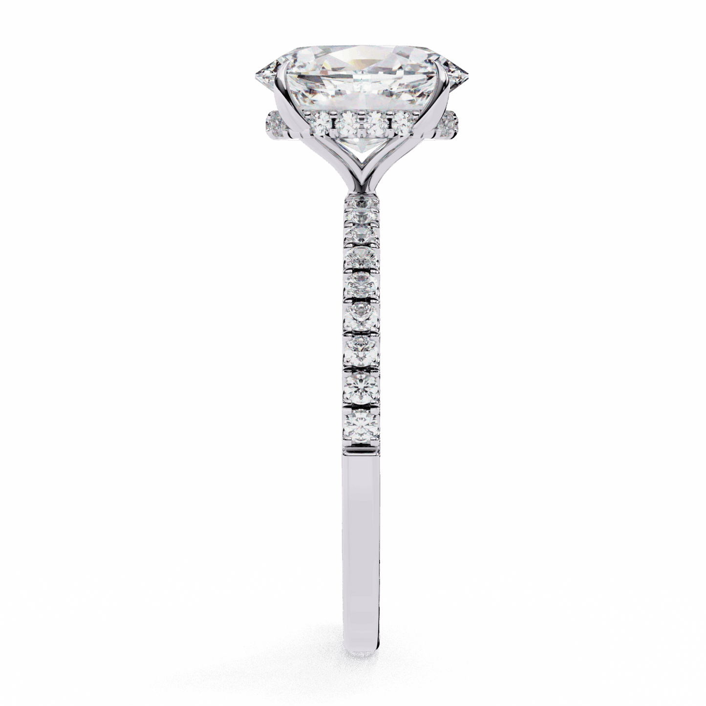 1.5 Carat Oval Forevermore Solitaire Ring in Moissanite | House of Estara