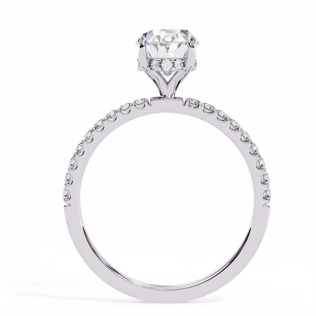 1.5 Carat Oval Forevermore Solitaire Ring in Moissanite | House of Estara