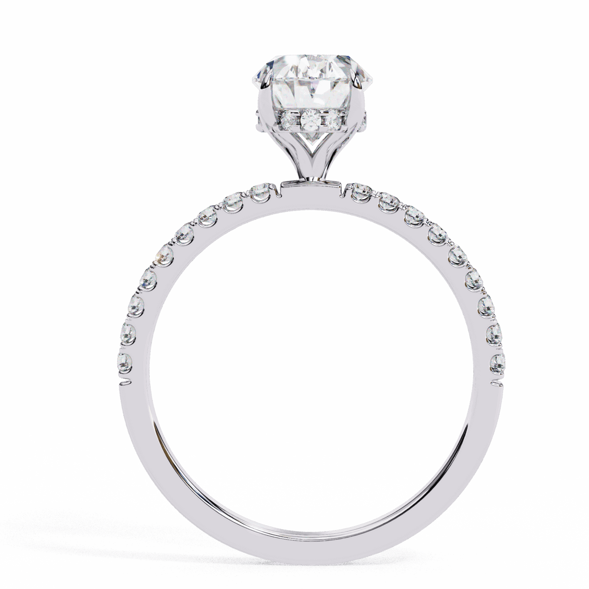 1.5 Carat Oval Forevermore Solitaire Ring in Moissanite | House of Estara