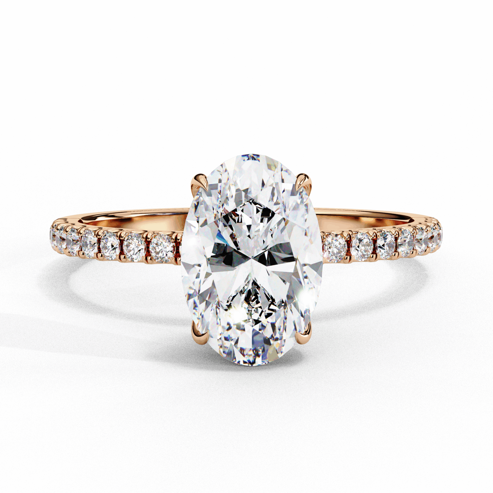 1.5 Carat Oval Forevermore Solitaire Ring in Moissanite | House of Estara