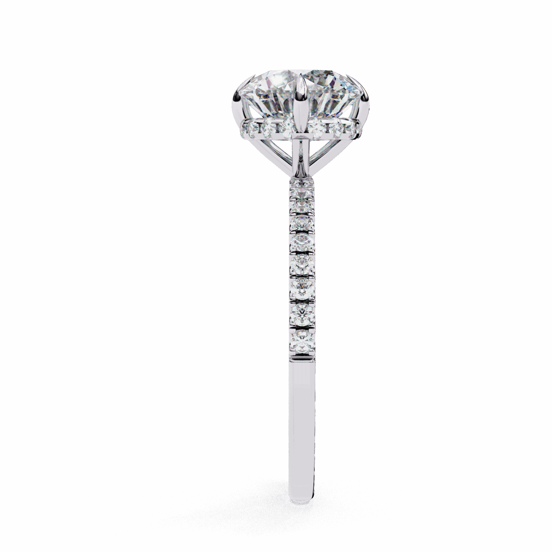 2.75 Carat Round Forevermore Solitaire Ring in Moissanite | House of Estara