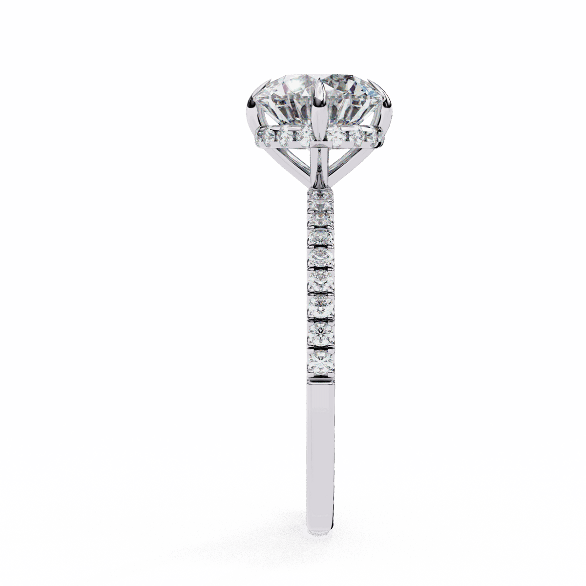2.75 Carat Round Forevermore Solitaire Ring in Moissanite | House of Estara