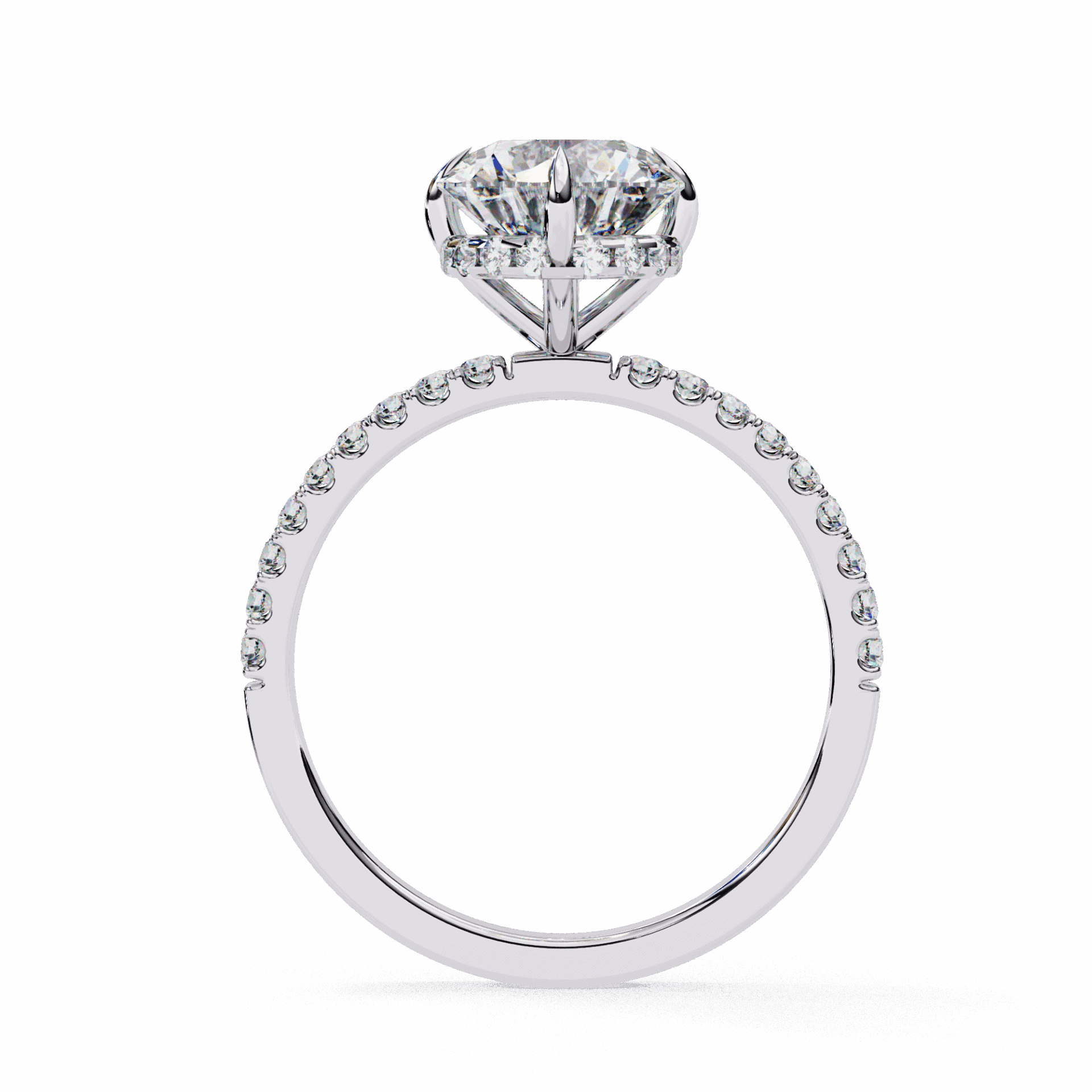 2.75 Carat Round Forevermore Solitaire Ring in Moissanite | House of Estara