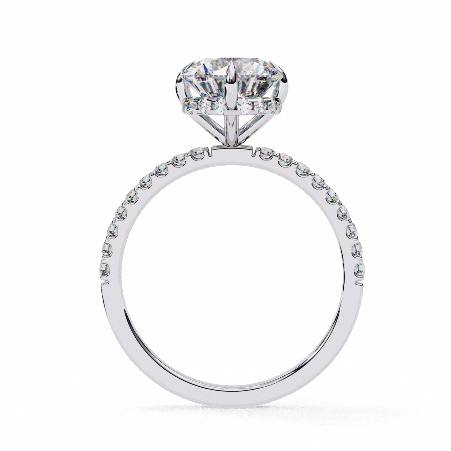 2.75 Carat Round Forevermore Solitaire Ring in Moissanite | House of Estara