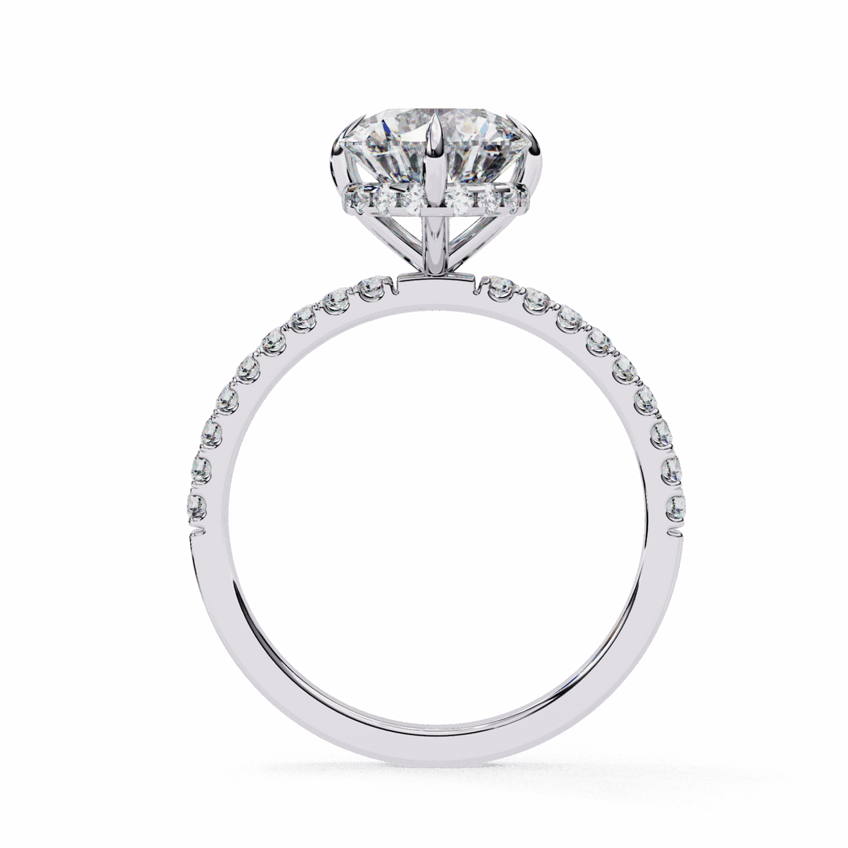 2.75 Carat Round Forevermore Solitaire Ring in Moissanite | House of Estara