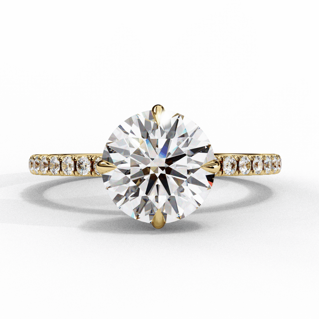 2.75 Carat Round Forevermore Solitaire Ring in Moissanite | House of Estara