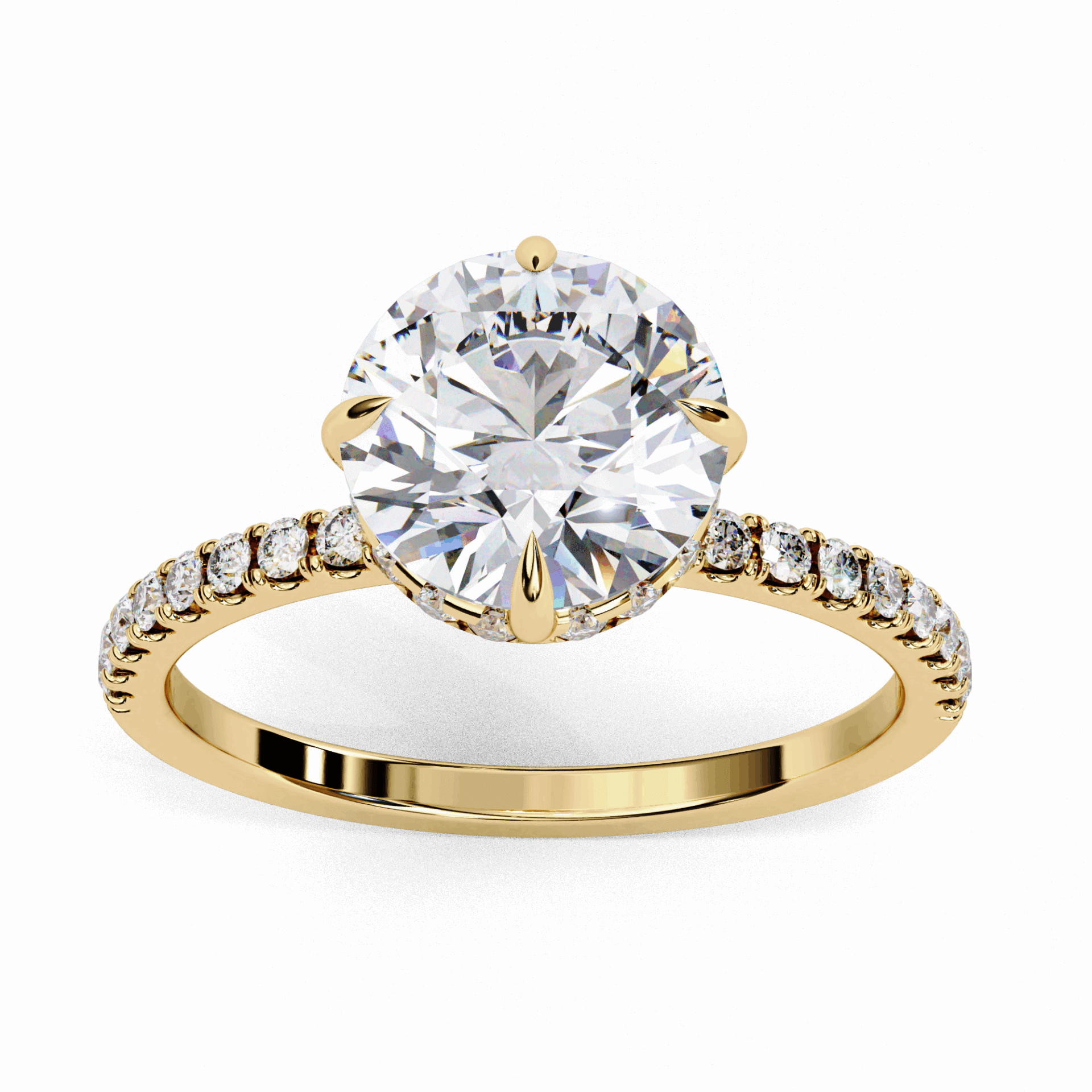 2.75 Carat Round Forevermore Solitaire Ring in Moissanite | House of Estara