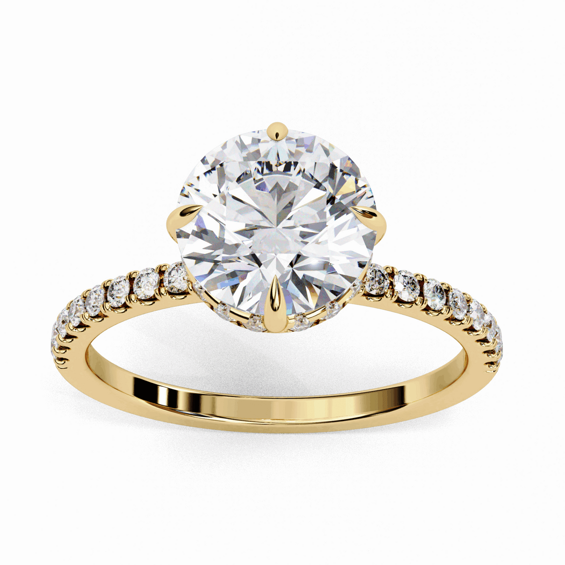 2.75 Carat Round Forevermore Solitaire Ring in Moissanite | House of Estara