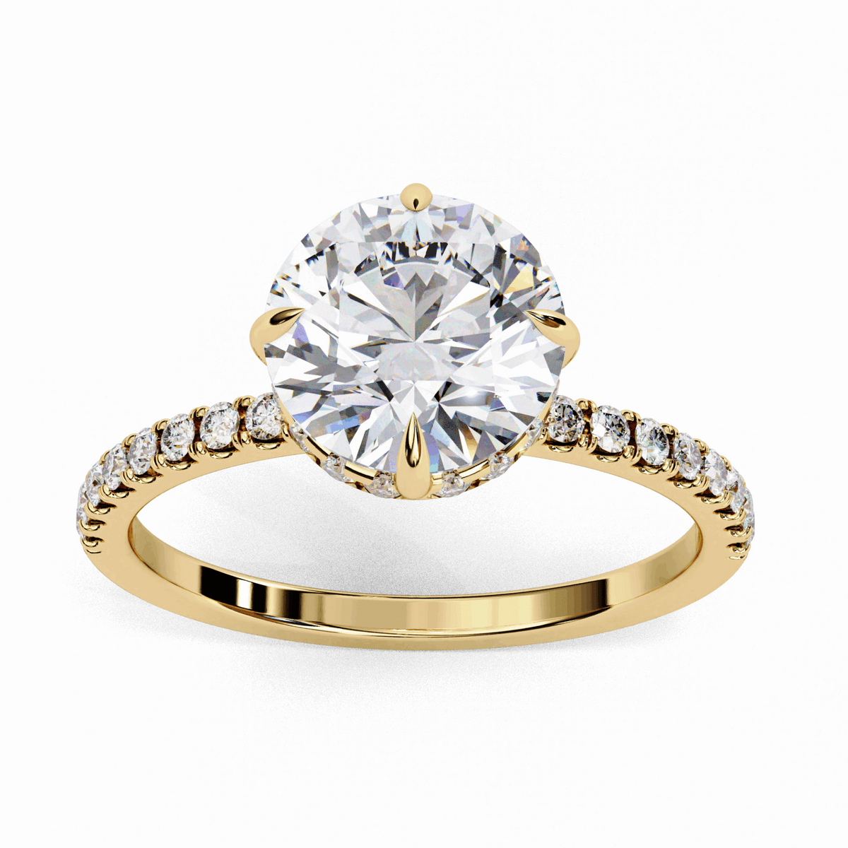 2.75 Carat Round Forevermore Solitaire Ring in Moissanite | House of Estara