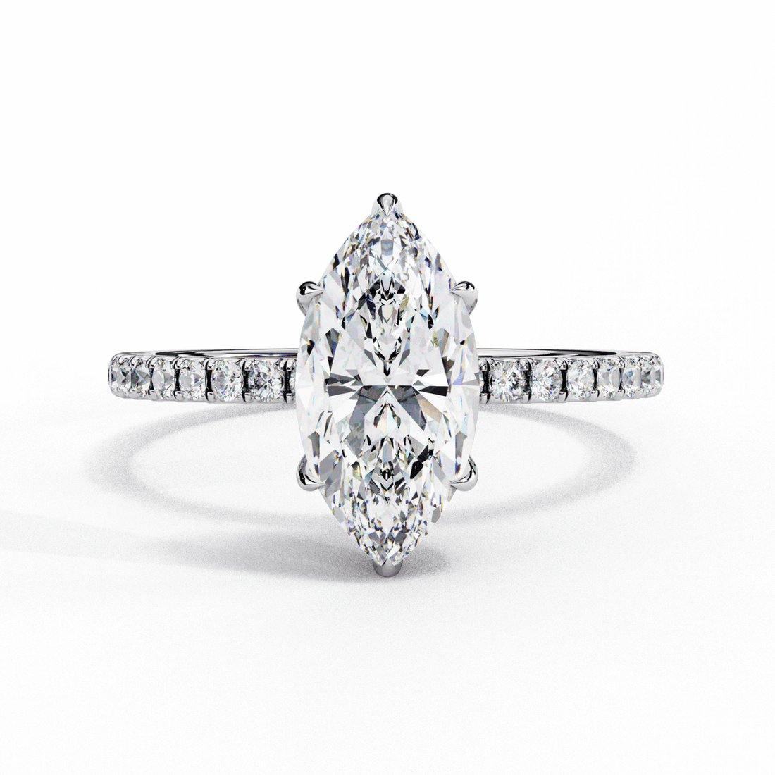 1.75 Carat Marquise Forevermore Solitaire Ring in Moissanite | House of Estara