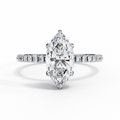 1.75 Carat Marquise Cut Forevermore Solitaire Moissanite Ring