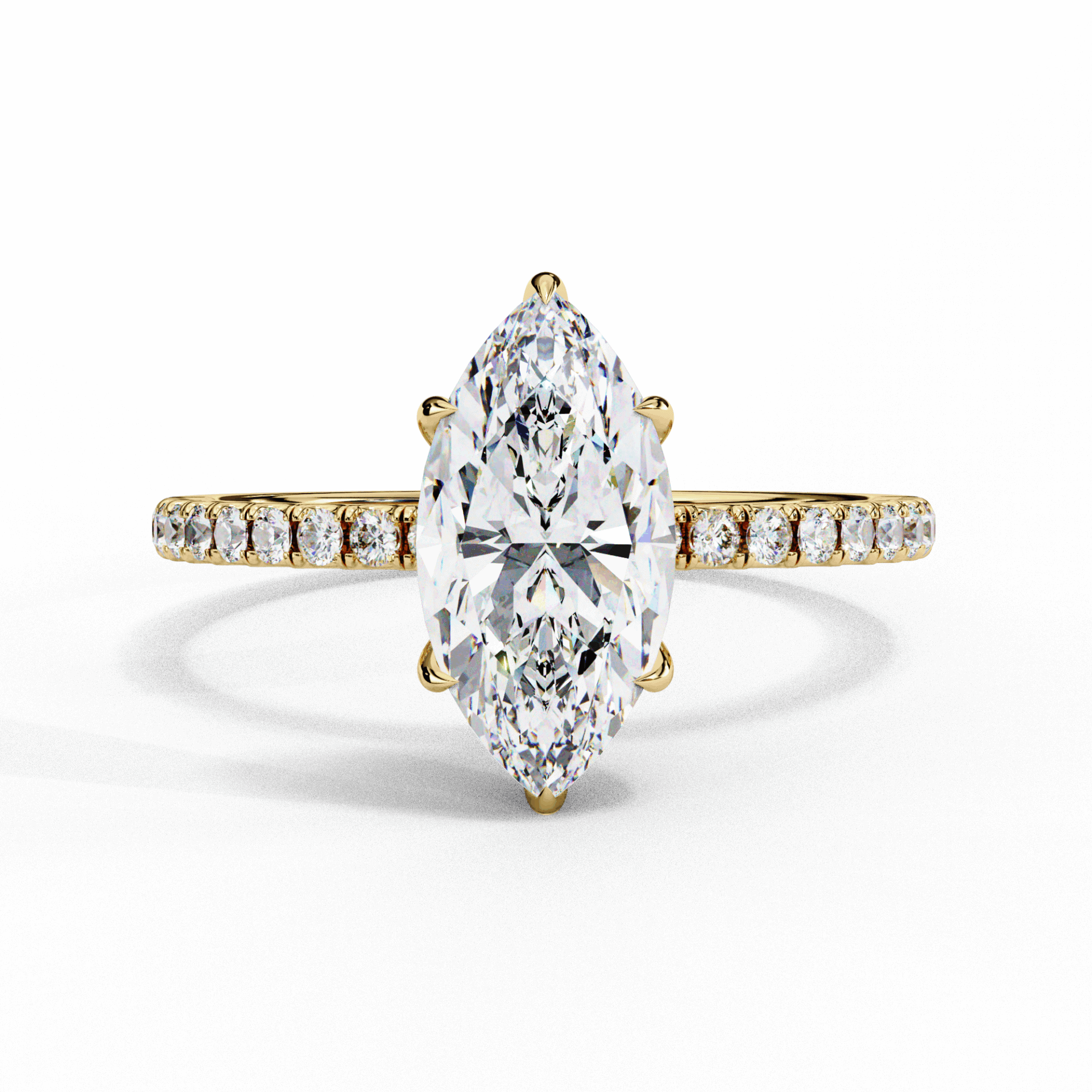 1.75 Carat Marquise Forevermore Solitaire Ring in Moissanite | House of Estara