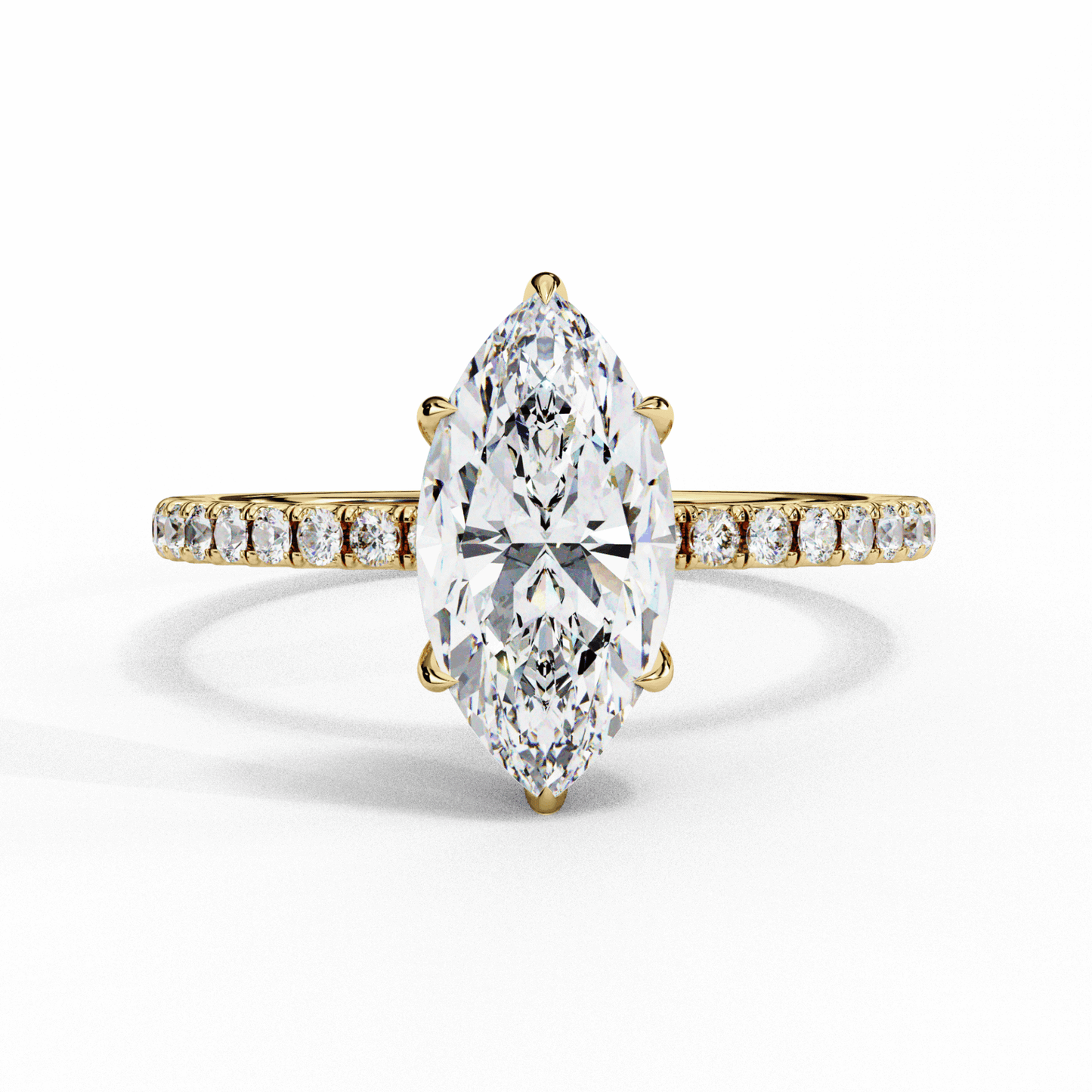 1.75 Carat Marquise Forevermore Solitaire Ring in Moissanite | House of Estara