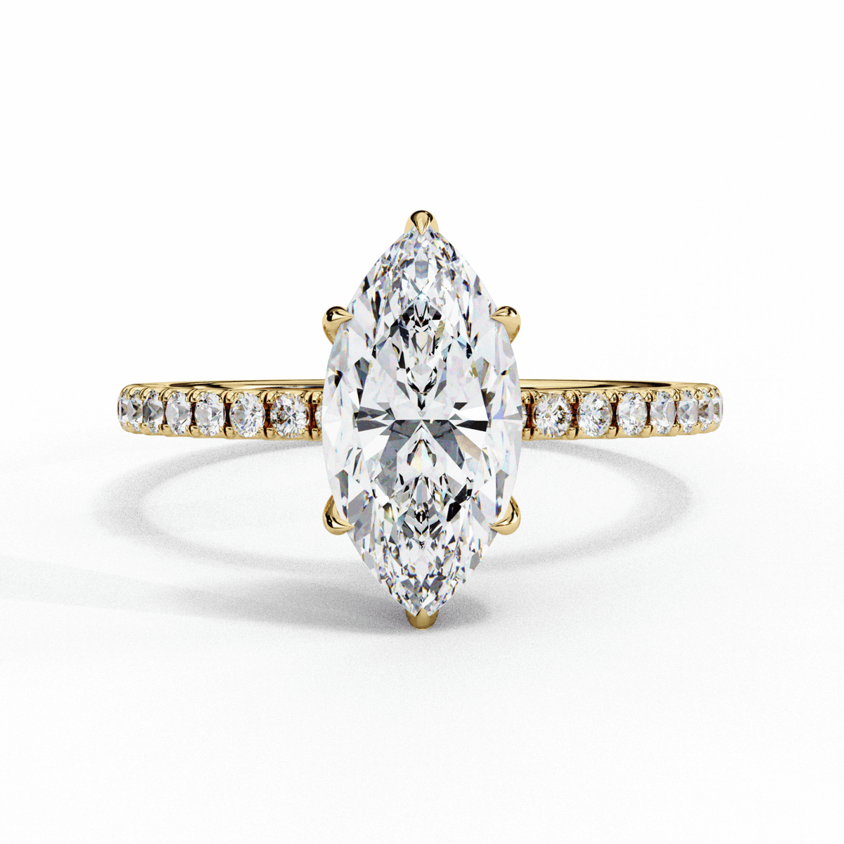 1.75 Carat Marquise Forevermore Solitaire Ring in Moissanite | House of Estara
