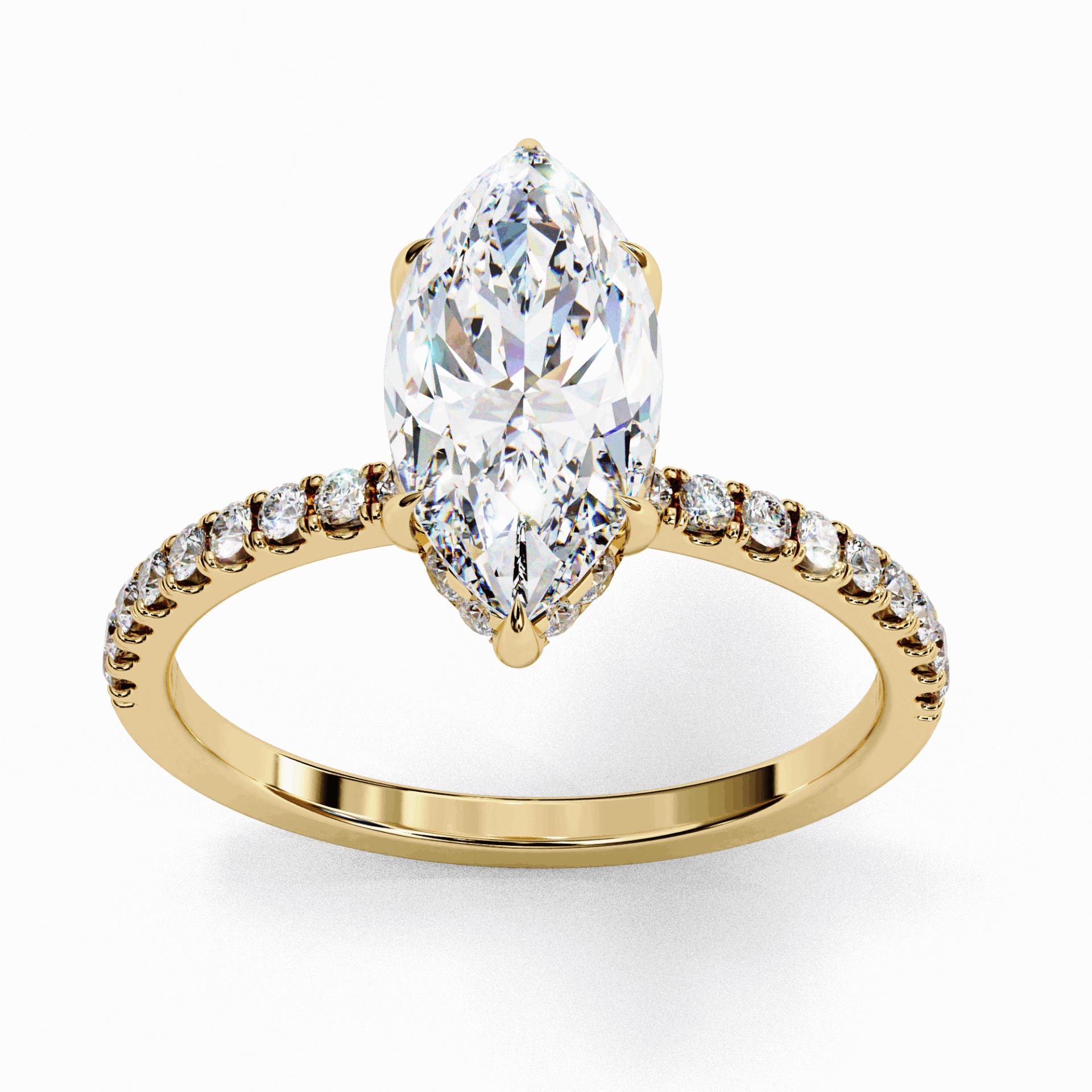 1.75 Carat Marquise Forevermore Solitaire Ring in Moissanite | House of Estara