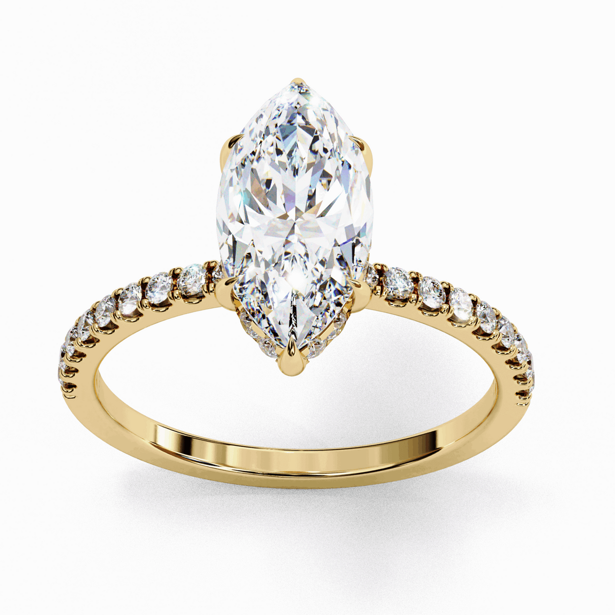 1.75 Carat Marquise Forevermore Solitaire Ring in Moissanite | House of Estara