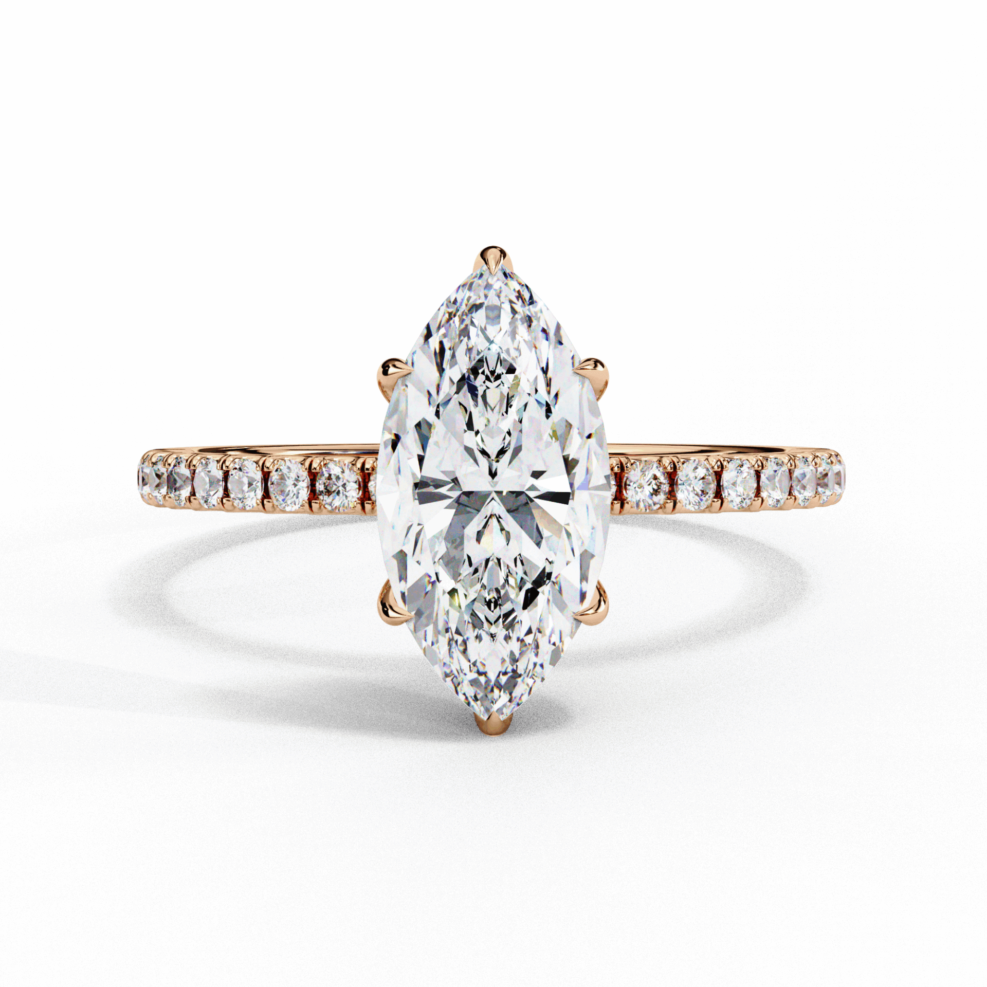 1.75 Carat Marquise Forevermore Solitaire Ring in Moissanite | House of Estara