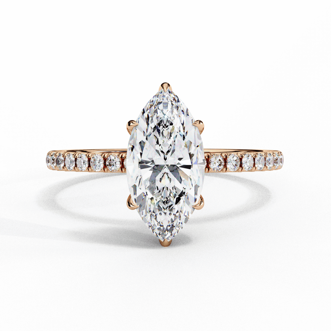 1.75 Carat Marquise Forevermore Solitaire Ring in Moissanite | House of Estara