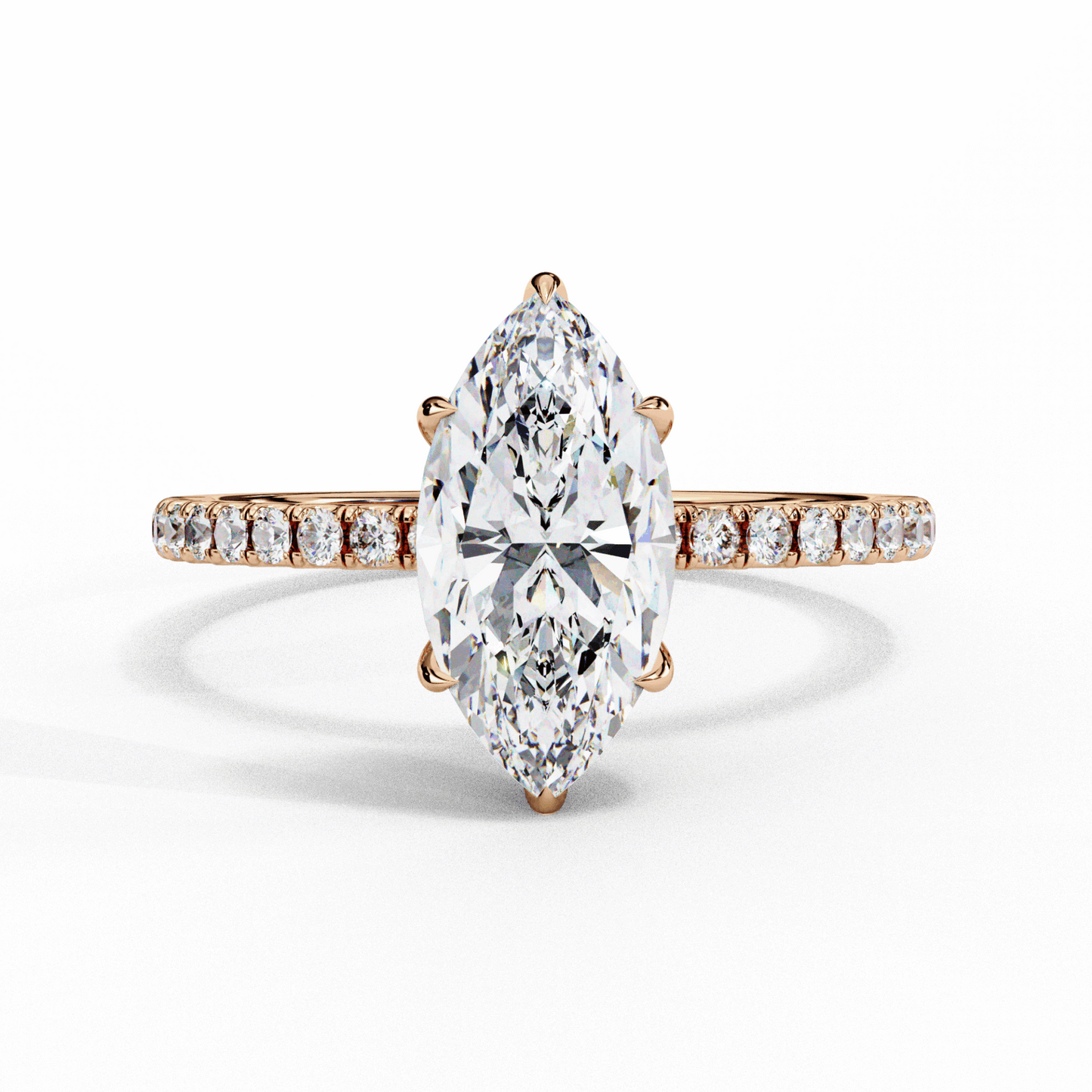 1.75 Carat Marquise Forevermore Solitaire Ring in Moissanite | House of Estara