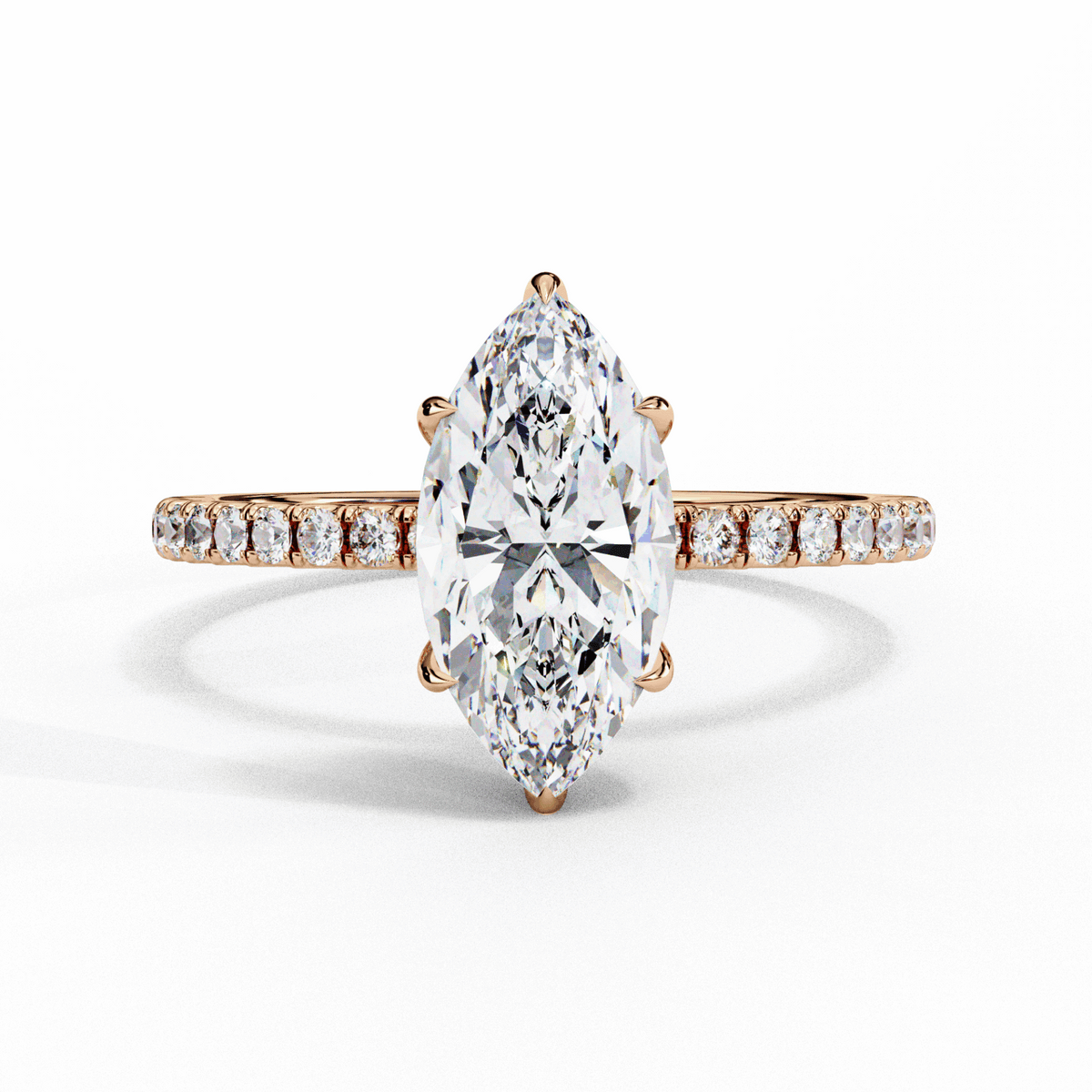 1.75 Carat Marquise Forevermore Solitaire Ring in Moissanite | House of Estara