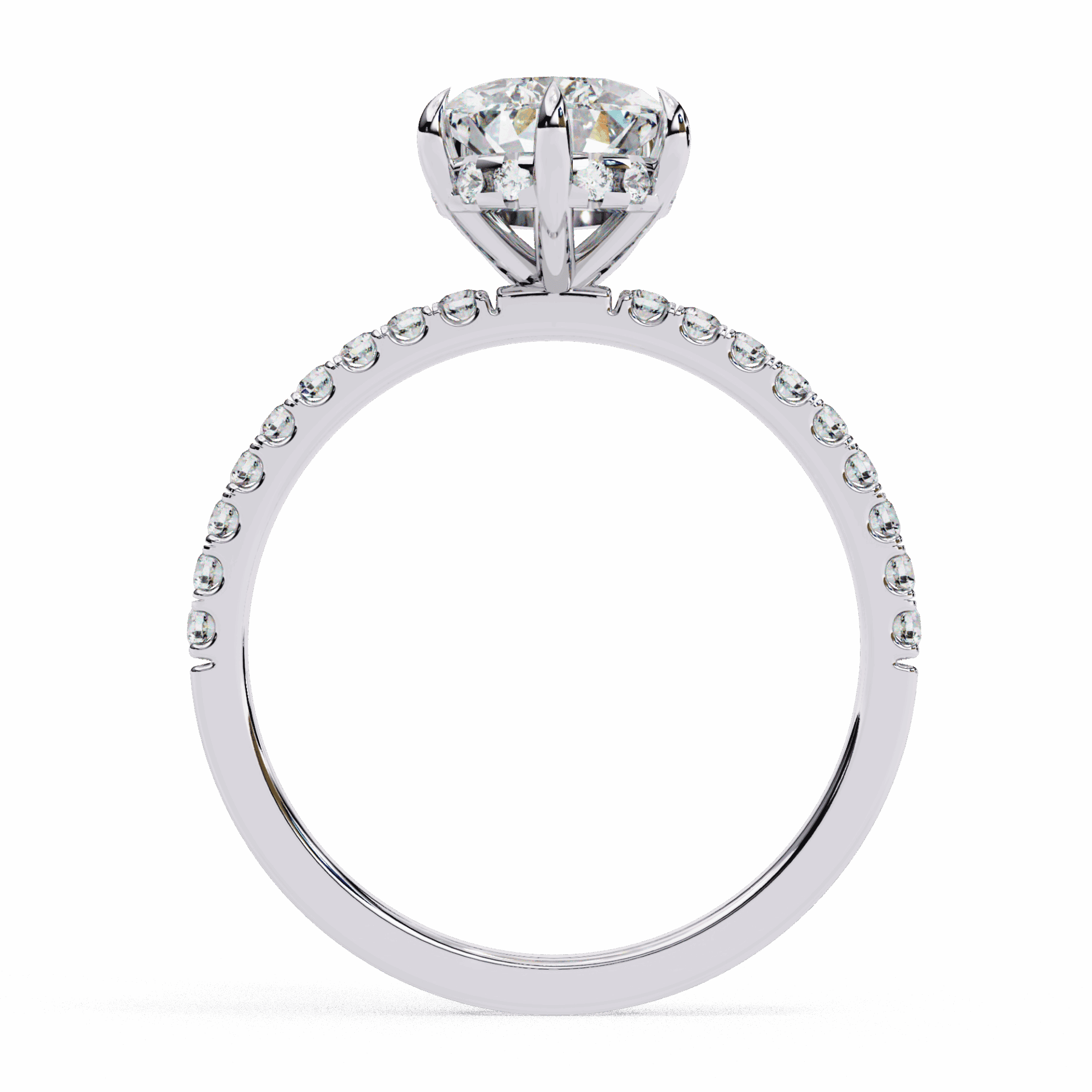 2 Carat Pear Forevermore Solitaire Ring in Moissanite | House of Estara