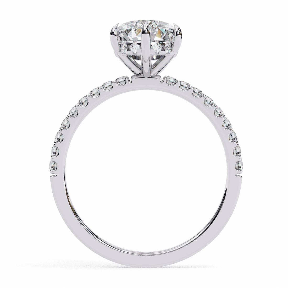 2 Carat Pear Forevermore Solitaire Ring in Moissanite | House of Estara