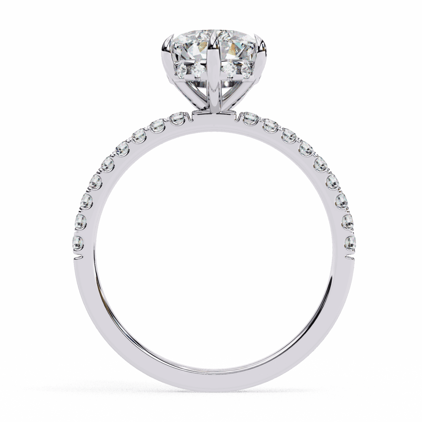 2 Carat Pear Forevermore Solitaire Ring in Moissanite | House of Estara