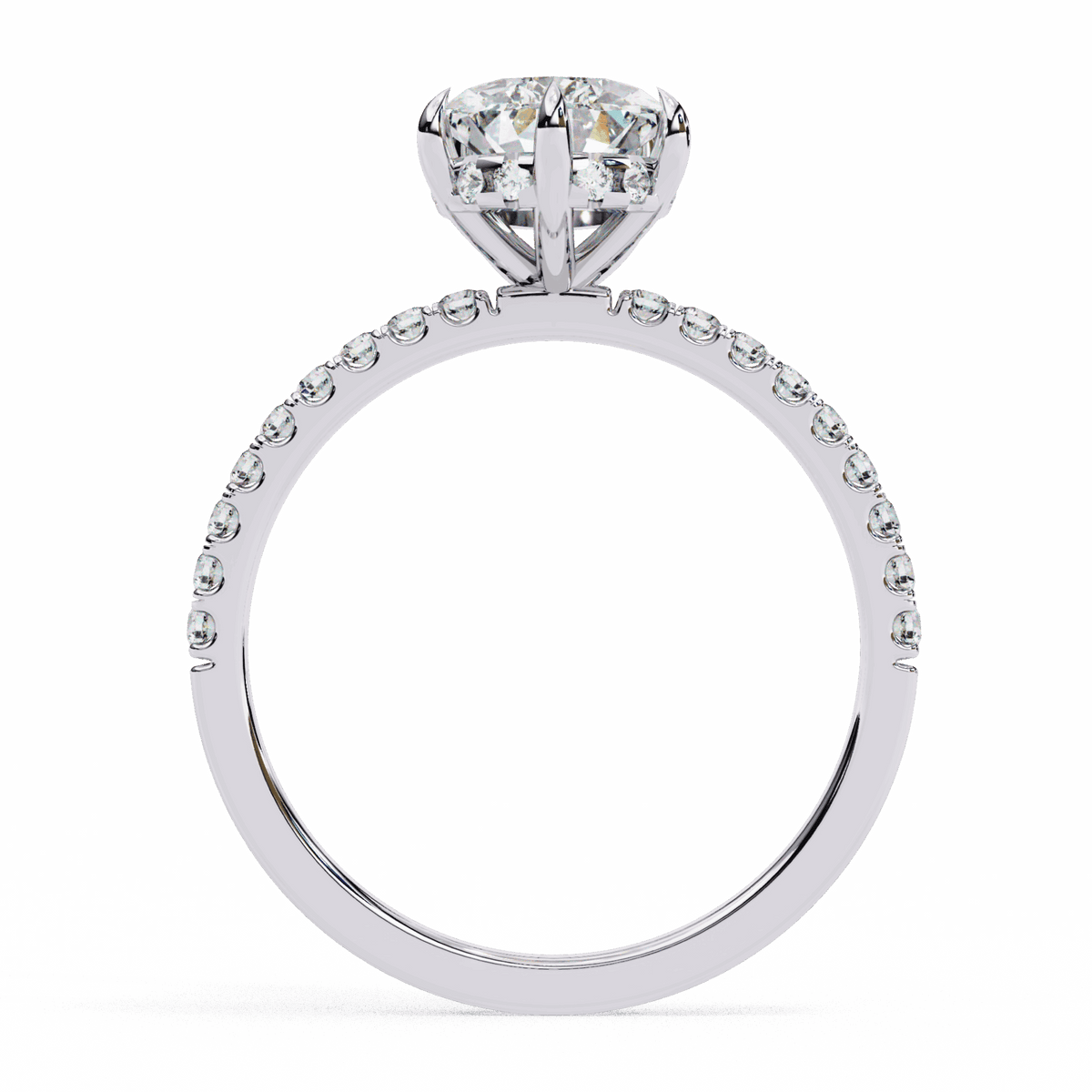 2 Carat Pear Forevermore Solitaire Ring in Moissanite | House of Estara