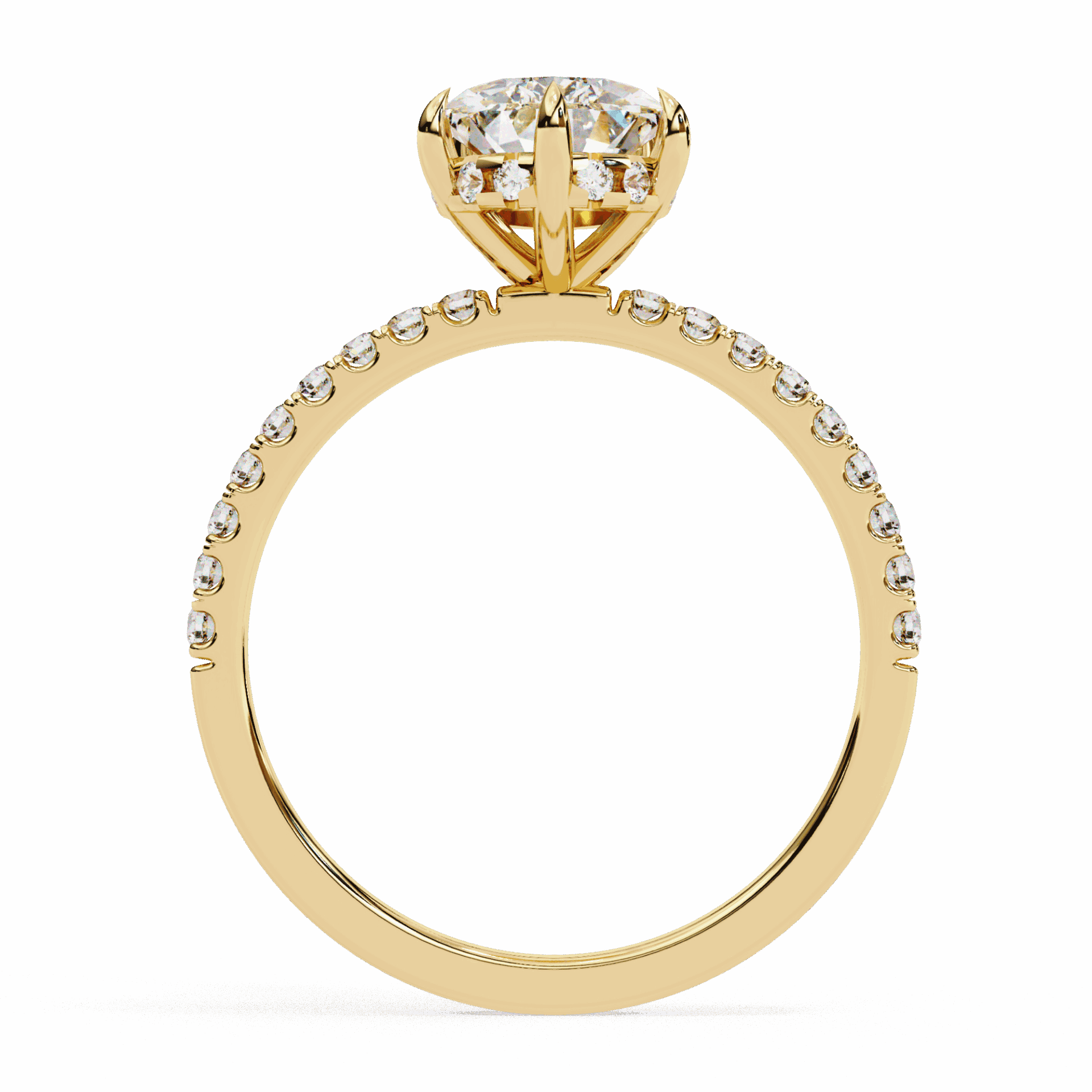 2 Carat Pear Forevermore Solitaire Ring in Moissanite | House of Estara