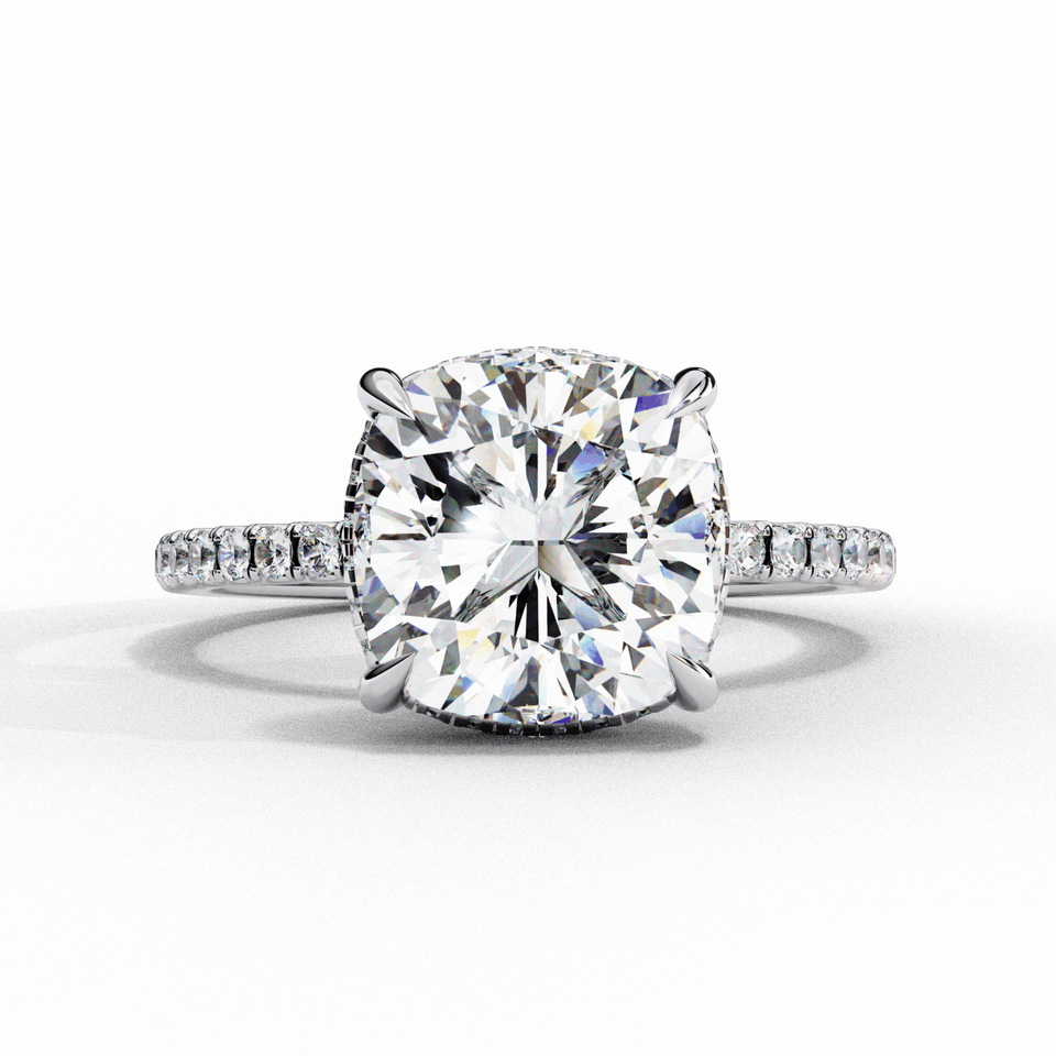 Cushion Forevermore Engagement Ring