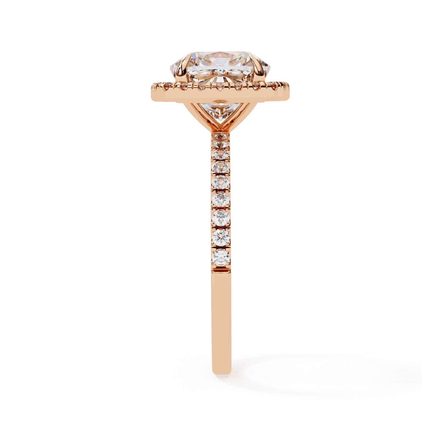 2 Carat Cushion Forever Solitaire Engagement Ring in Moissanite | House of Estara