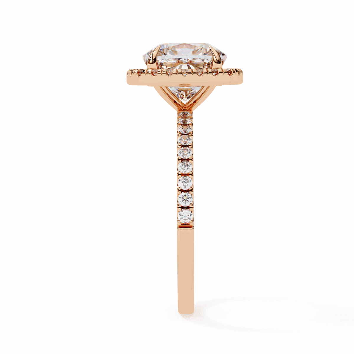 2 Carat Cushion Forever Solitaire Engagement Ring in Moissanite | House of Estara