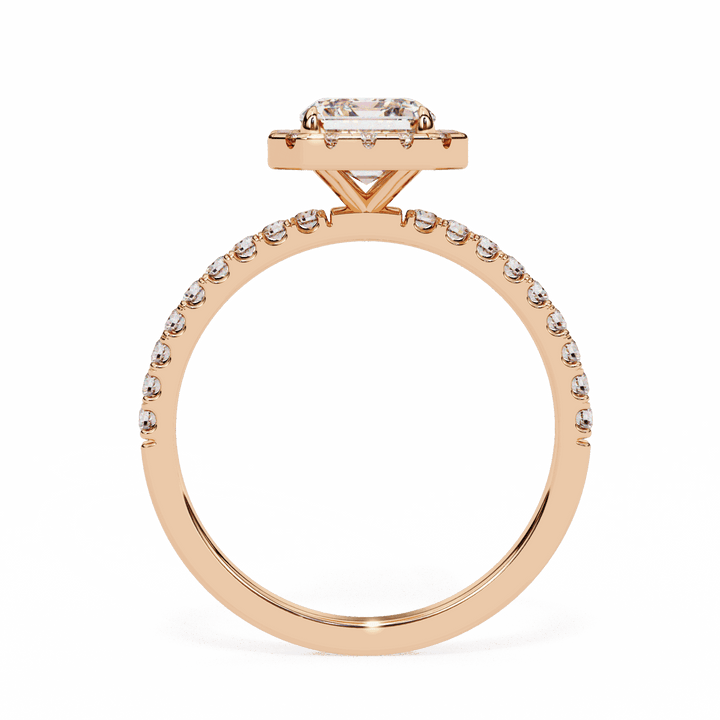 2.25 Carat Radiant Forever Solitaire Engagement Ring in Moissanite | House of Estara