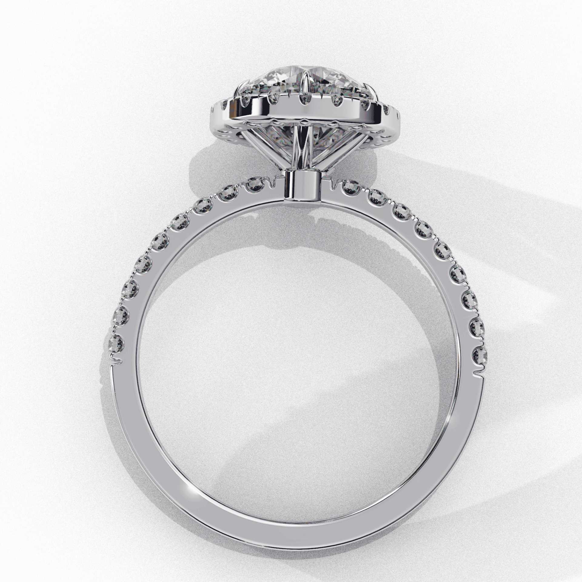 1.75 Carat Round Forever Solitaire Engagement Ring in Moissanite | House of Estara