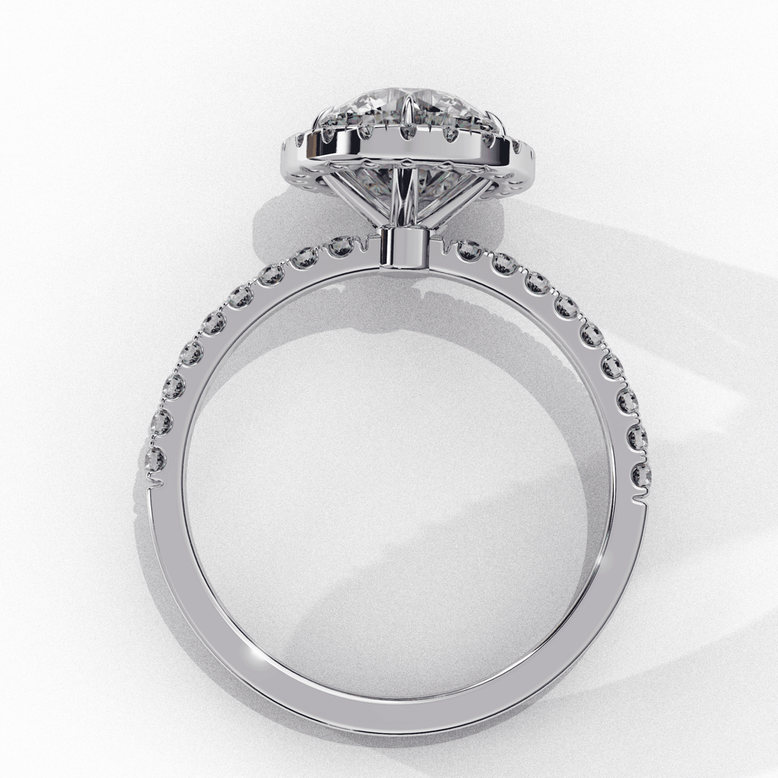 1.75 Carat Round Forever Solitaire Engagement Ring in Moissanite | House of Estara