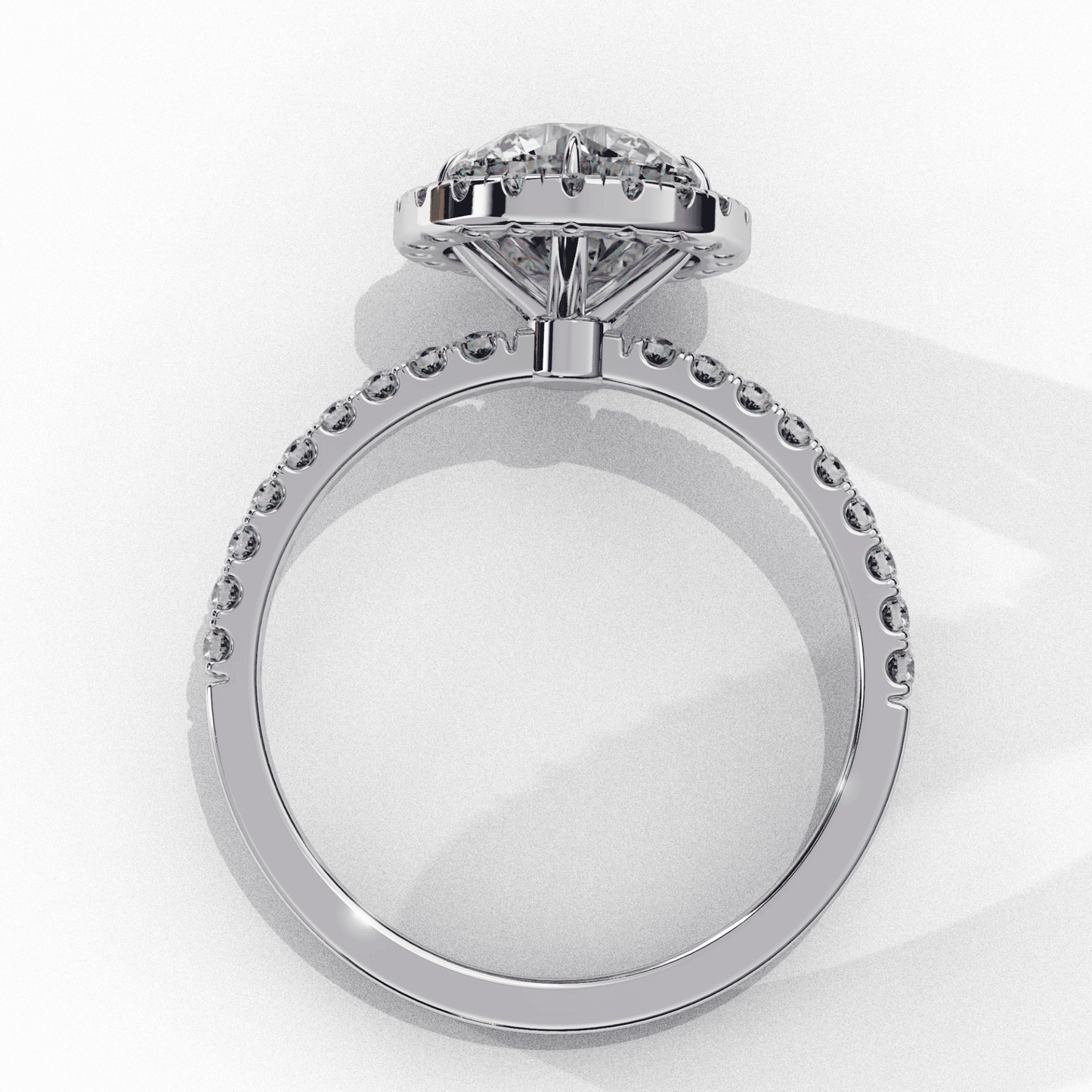1.75 Carat Round Forever Solitaire Engagement Ring in Moissanite | House of Estara