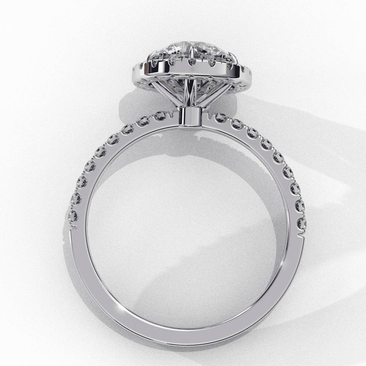 1.75 Carat Round Forever Solitaire Engagement Ring in Moissanite | House of Estara