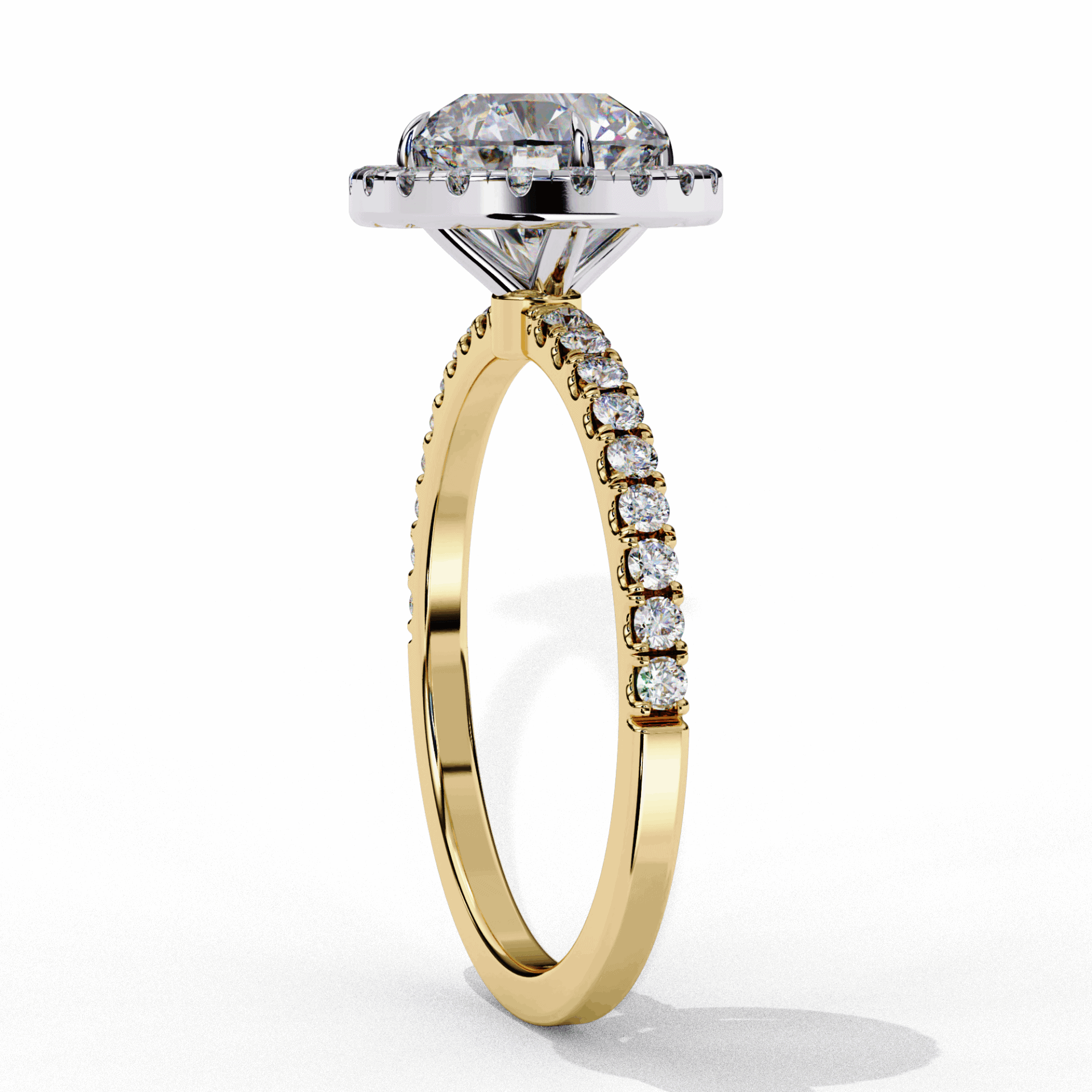 1.75 Carat Round Forever Solitaire Engagement Ring in Moissanite | House of Estara