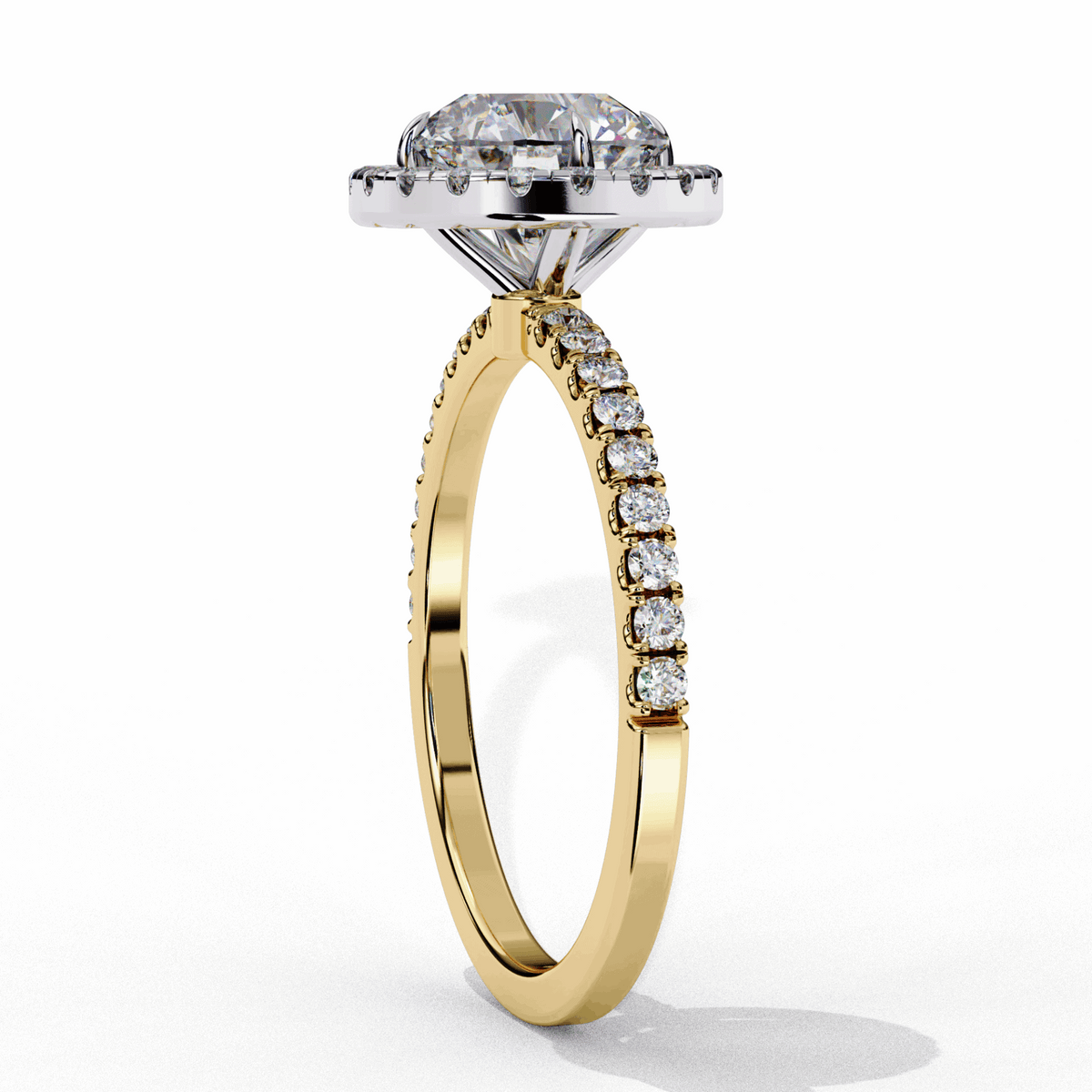 1.75 Carat Round Forever Solitaire Engagement Ring in Moissanite | House of Estara