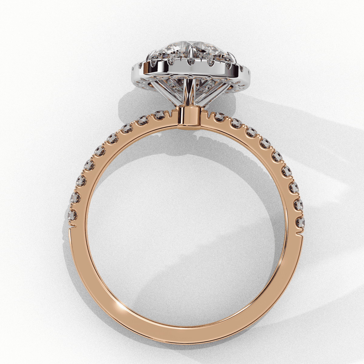 1.75 Carat Round Forever Solitaire Engagement Ring in Moissanite | House of Estara