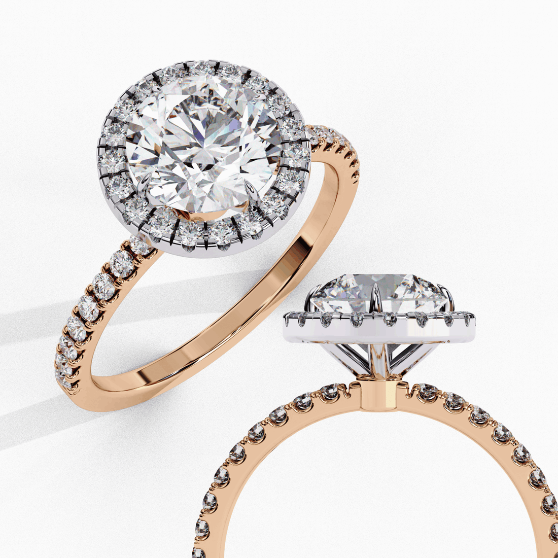1.75 Carat Round Forever Solitaire Engagement Ring in Moissanite | House of Estara