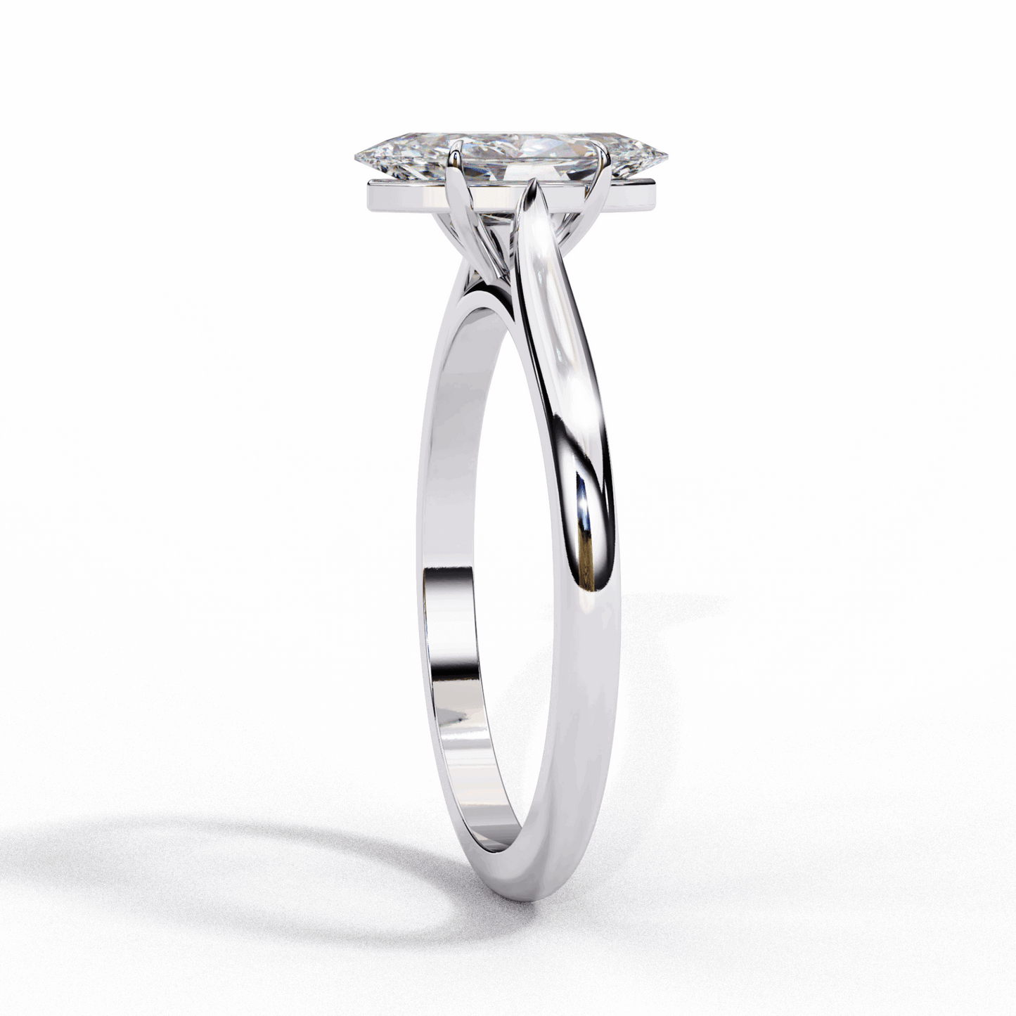 0.75 Carat Marquise Classic Solitaire Ring in Moissanite | House of Estara